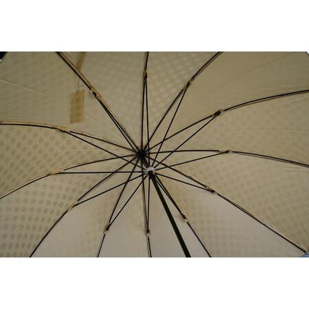 ふるさと納税 雪華模様のオリジナル傘（サイズ60cm）「もらっても、贈っても喜ばれる傘」カラー：ベージュ _BL07 茨城県古河市の画像