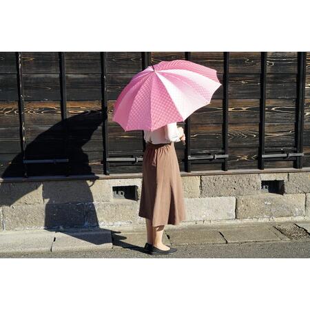 ふるさと納税 雪華模様のオリジナル傘（サイズ60cm）「もらっても、贈っても喜ばれる傘」カラー：ピンク_BL08 茨城県古河市｜furunavi｜02