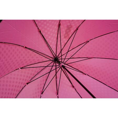 ふるさと納税 雪華模様のオリジナル傘（サイズ60cm）「もらっても、贈っても喜ばれる傘」カラー：ピンク _BL08 茨城県古河市の画像