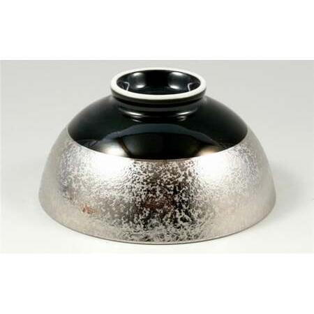 ふるさと納税 金濃・プラチナ濃黒釉掛分 組茶碗 【三光堂】金 プラチナ お茶碗 おちゃわん プレゼント ギフト A45-385 佐賀県有田町の画像