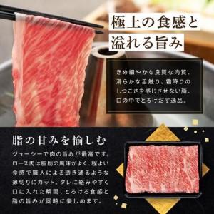 ふるさと納税 和歌山産 高級和牛『熊野牛』ロースしゃぶしゃぶ用 約700g【EG15】 和歌山県海南市