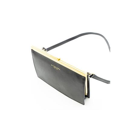 ふるさと納税 バッグ KIYOKAWA 2way ポシェット AURDEY AUD001 カバン 革 牛革 牛革製 かばん 鞄 ショルダー ファッション 口金 国産 日本製  ネ.. 東京都墨田区の画像