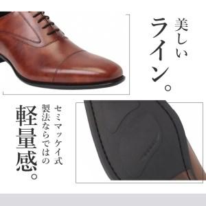 ふるさと納税 リーガル REGAL 【2週間程度で発送】 革靴 紳士ビジネスシューズ ストレートチップ ブラウン 725R 数量限定 奥州市産モデル（24.0c.. 岩手県奥州市の画像