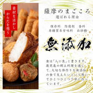 ふるさと納税 さつま揚げ ＜平日着分＞特上さつま揚げ彩り33枚(10種類)【薩摩のまごころ】a146-01 鹿児島県姶良市の画像