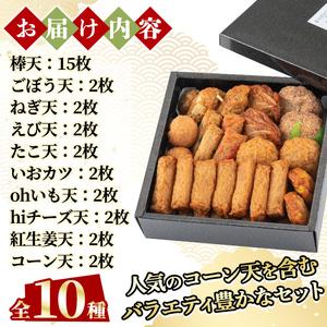 ふるさと納税 さつま揚げ ＜平日着分＞特上さつま揚げ彩り33枚(10種類)【薩摩のまごころ】a146-01 鹿児島県姶良市の画像