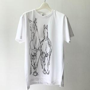 ふるさと納税　HORSE　T-SHIRT　山梨県北杜市