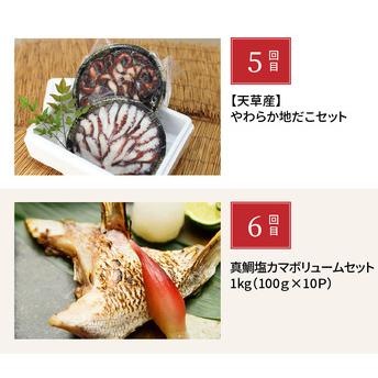 ふるさと納税 S999-T03_【定期便6回】天草の海の幸「簡単調理だけど美味い！」をお届け 熊本県天草市の画像