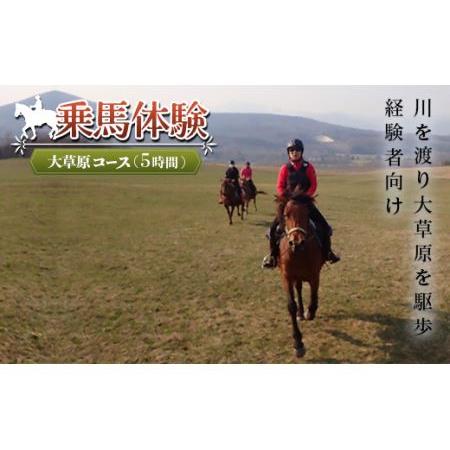 ふるさと納税 乗馬体験[大草原コース] 北海道遠軽町