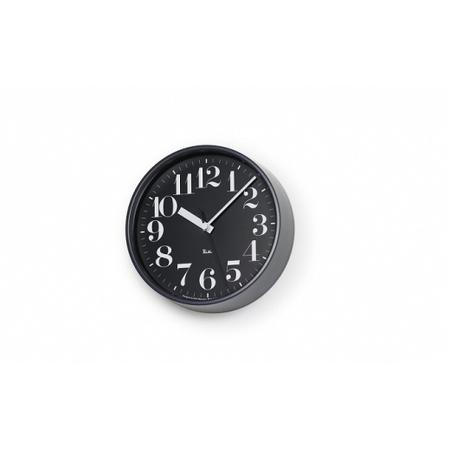 ふるさと納税 RIKI STEEL CLOCK［電波時計］/ブラック（WR08-25 BK） レムノス Lemnos 時計 装飾品 民芸品 工芸品 伝統技術 インテリア  FAD-058.. 富山県高岡市_1
