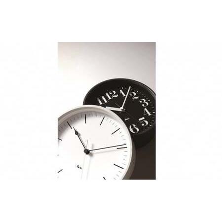 ふるさと納税 RIKI STEEL CLOCK［電波時計］/ブラック（WR08-25 BK） レムノス Lemnos 時計 装飾品 民芸品 工芸品 伝統技術 インテリア  FAD-058.. 富山県高岡市_2