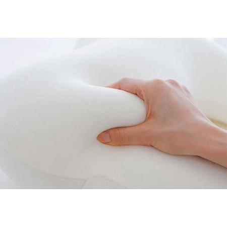 ふるさと納税 王様の授乳クッション（ブルー）超極小ビーズ授乳枕 秋田県八峰町_1