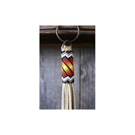ふるさと納税 Fringe Key Holder（フリンジキーホルダー） [5839-1351] グリーン 山梨県市川三郷町の画像