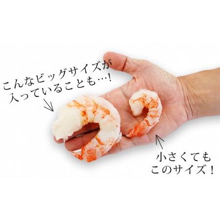 ふるさと納税 特大天然むきエビ(背ワタ処理済み)1.1kg(正味重量1kg)・K131-13 愛知県西尾市｜furunavi｜03