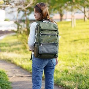ふるさと納税 豊岡鞄 CIE WEATHER BACKPACK（071950）オリーブ / 木和田正昭商店 バックパック 大容量 カバン リュック リュックサック メンズ .. 兵庫県豊岡市_4