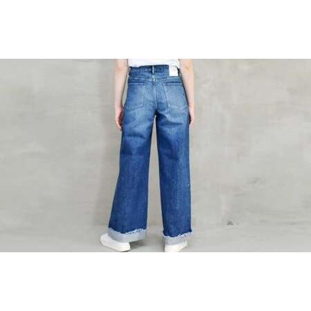 ふるさと納税 【SIZE:0】T-ASSACレディースジーンズ「WIDE／LIGHT INDIGO」（ワイド）【T-ASSAC シーンズ スキニー ジーパン 児島デニム デニム .. 岡山県倉敷市の画像