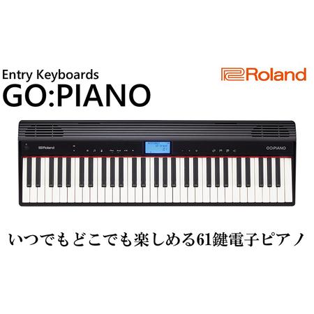 ふるさと納税 電子ピアノ Roland 61鍵盤 ピアノ GO:PIANO ローランド bluetooth 対応 配送不可:離島 静岡県浜松市