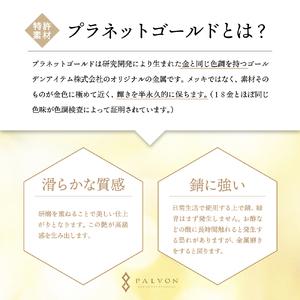 ふるさと納税 アクセサリー 【PAVLON LOGO SMALL】プラネットゴールド 合金 群馬県 千代田町 ＜パルヴォンジャパン＞ ※沖縄・離島地域へのお.. 群馬県千代田町｜furunavi｜04