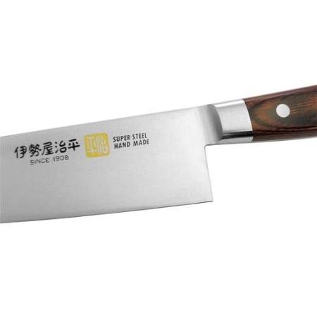 ふるさと納税 H40-31 牛刀包丁210mm 伊勢屋治平 モリブデン鋼 口金付 マホガニーパッカー柄 (B-4) 岐阜県関市の画像