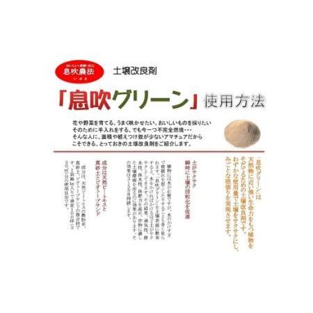 ふるさと納税 息を吹込む 息吹グリーン （土壌改良材） 1kg入D10-15  