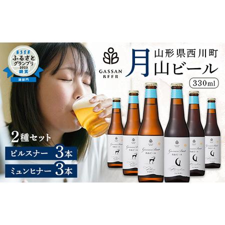 ふるさと納税 FYN9-010 クラフトビール 2種セット(ピルスナー・ミュンヒナー) 山形県西川町