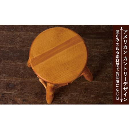 ふるさと納税 H45 丸スツール アーミッシュ色 福岡県大川市_4
