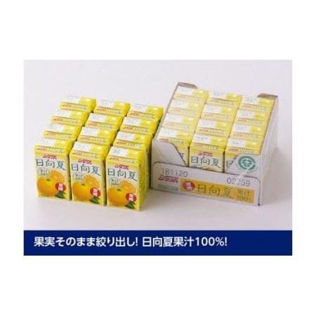 ふるさと納税 【定期便】『サンA日向夏ジュース100%』３ヶ月定期便【ジュース 果汁100％ フルーツジュース 紙パック 日向夏 宮崎県 全3回】 宮崎県川南町 