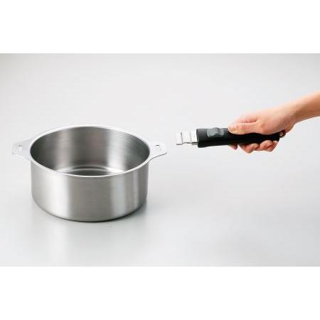 ふるさと納税 EM-033 燕三 IH対応ハンドル着脱式鍋4点セット(蒸し台・中かご付) 新潟県燕市|furunavi|02