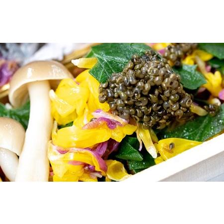 ふるさと納税 FYN9-448 山菜料理専門料亭「玉貴」月山 秋の香味箱（採れたてのキノコ料理・七茸芋煮・そばの詰合せ）2人前 2026年9月下旬から順.. 山形県西川町_1