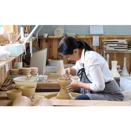 ふるさと納税 【波佐見焼】お花の盛り鉢と 小皿 のセット 白磁 取り皿 食器 大皿 【アトリエビスク】 [RD17]  波佐見焼 長崎県波佐見町