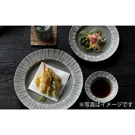 ふるさと納税 【波佐見焼】Shabby chic style 25cm プレート 2枚セット（ダークグレー） 食器 皿 【和山】 [WB101]  波佐見焼 長崎県波佐見町_3