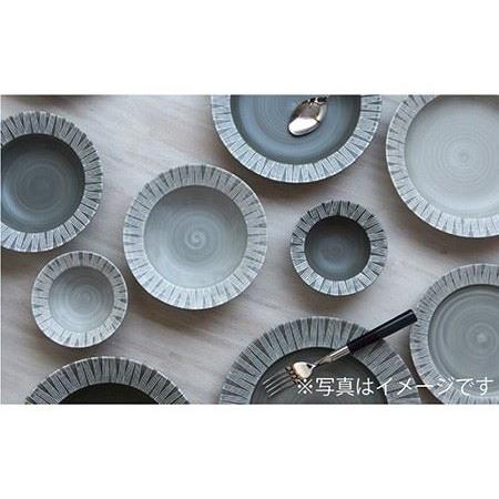 ふるさと納税 【波佐見焼】Shabby chic style ボウル 大2個セット ダークグレー パスタ皿 食器 皿 【和山】 [WB114]  波佐見焼 長崎県波佐見町_2