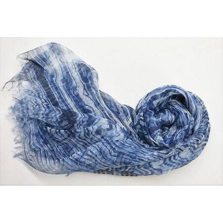 ファッション ディズニーコレクション ふるさと納税 リネンストール藍染め 板締め絞り 極細麻糸ラミー 男女兼用 天然素材ストール専門店muto 山梨県富士河口湖町 Psd9ewyjjg Wrestlesquare Com