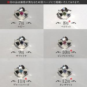 ふるさと納税 SV 桜とハナミズキのベビーリング（3.7.9月） スターリングシルバー[016K18] 愛知県小牧市