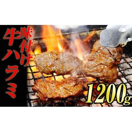 ふるさと納税 味付け牛ハラミ肉 1.2kg(400g×3袋) KS001-1 福岡県須恵町