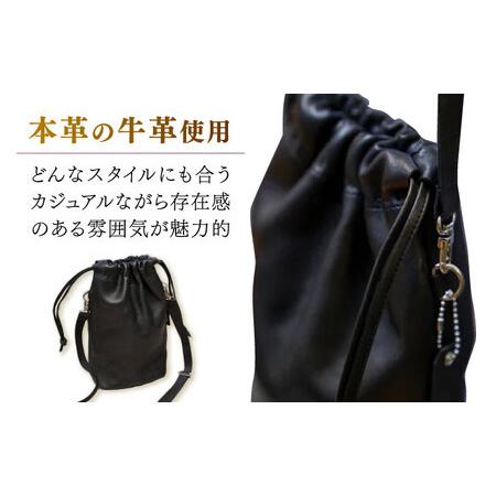 ふるさと納税 2way巾着BAG / 巾着 バッグ 巾着バッグ / 諫早市 / 伊東製靴店 [AHCN002] 長崎県諫早市の画像