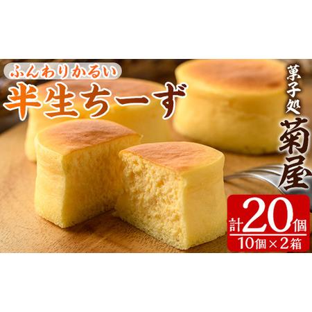 希望者のみラッピング無料 鹿児島県いちき串木野市 ふるさと納税 ふわっふわのスフレタイプのチーズケーキ 半生ちーず個 A 1058 スフレ