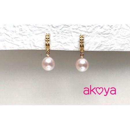ふるさと納税 アコヤ真珠 6.5mm ( K18YG ) イヤリング アクセサリー シンプル かわいい おしゃれ 人気 真珠 パール レディース 女性 おすすめ 結.. 三重県志摩市