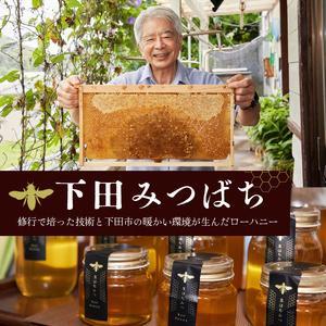 ふるさと納税 ＜下田みつばち＞下田産ローハニー(生はちみつ)600g 定期便 6ヶ月 3回 [下田みつばちのローハニー 蜂蜜 国産] 静岡県下田市の画像