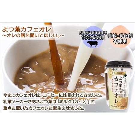 ふるさと納税 北海道 よつ葉 クリーム仕立て カフェオレ 200ml 12本 乳飲料 飲料 セット 詰め合わせ 詰合せ 生乳 北海道産 送料無料 十勝 士幌町.. 北海道士幌町｜furunavi｜02