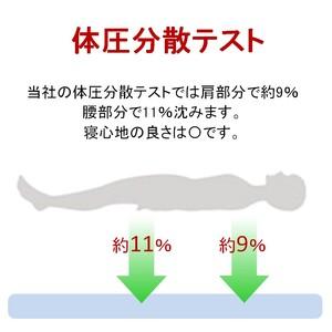 ふるさと納税 CLOTHMATTO 印字機B シングル 硬め（100cm×200cm×6糎）【送りとどける不可：沖縄・離島】 016109 広島県三原市