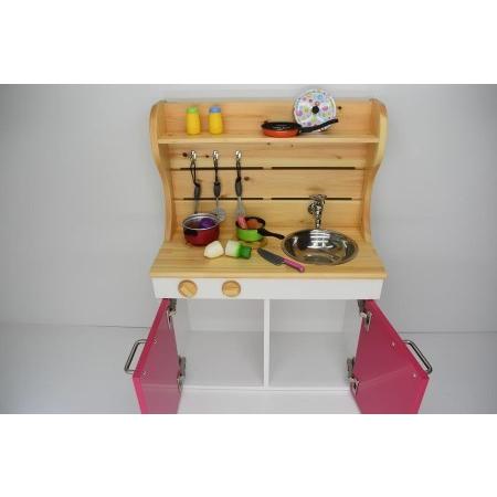 ふるさと納税 ままごとキッチンW590【カラー：ピンク】 和歌山県九度山町     商品情報     容量　ままごとキッチン　　サイズ：H820ｘW590ｘD315　天板