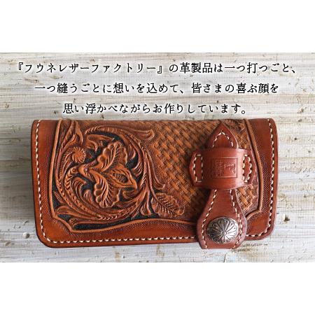 ふるさと納税 ウォレット STAB 財布 牛革 本革 ハンドメイド [M-027001] [BFAJ037] 福井県小浜市の画像