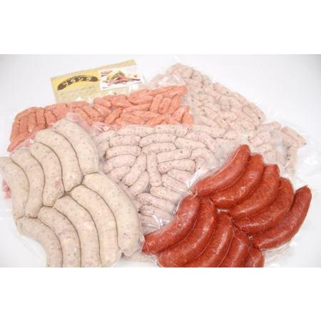 ふるさと納税 【定期便】白州フランク業務用詰め合わせ定期便　総重量8.9kg　３カ月連続　冷凍保存可 【3ヶ月定期便】 ウィンナー ソーセージ 詰.. 山梨県北杜市