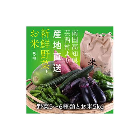 90％OFF 工場直送 ふるさと納税 野菜とお米の詰合せ 高知県芸西村