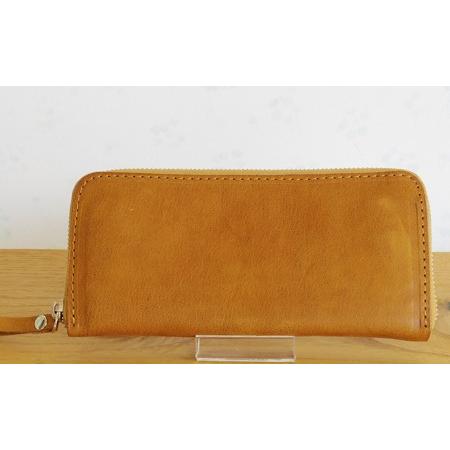 ふるさと納税 0128オールレザー長財布　パープル / アトリエSASSA / 富山県 朝日町 [34310097] 富山県朝日町 ふるさと納税 富山県朝日町