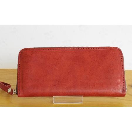 ふるさと納税 0128オールレザー長財布　パープル / アトリエSASSA / 富山県 朝日町 [34310097] 富山県朝日町 ふるさと納税 富山県朝日町