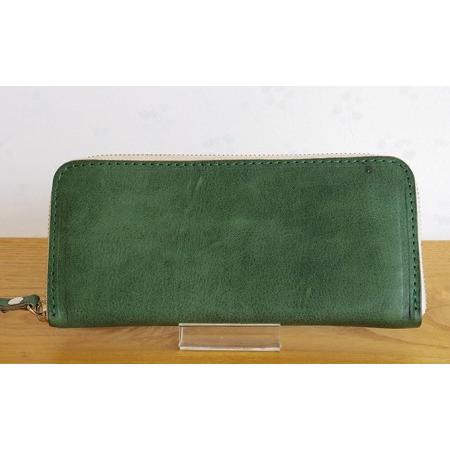 ふるさと納税 0128オールレザー長財布　パープル / アトリエSASSA / 富山県 朝日町 [34310097] 富山県朝日町 ふるさと納税 富山県朝日町