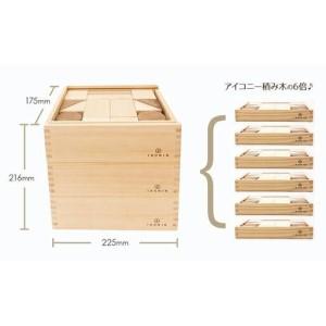 ふるさと納税 桧のおもちゃ アイコニー デラックス積み木 IKONIH Buildind Blocks DX おもちゃ 兵庫県神戸市_2