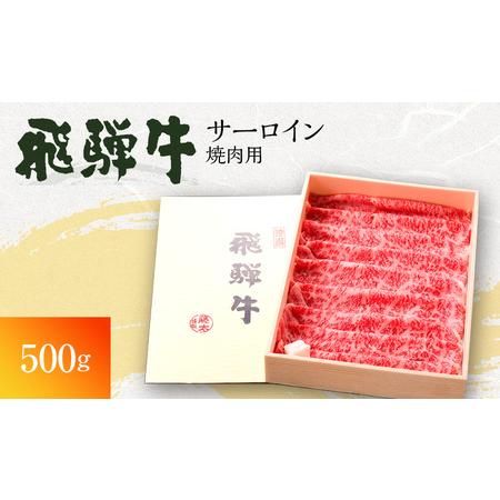 ふるさと納税 飛騨牛 サーロイン 岐阜県海津市産 焼肉 500g 牛肉 岐阜県海津市