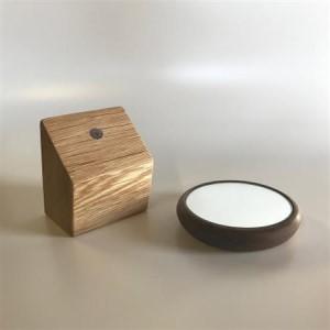 ふるさと納税 Face Mirror(木製フェイスミラー・ハンドミラー)(大牟田市)_雑貨   _【配送不可地域：沖縄県】【1263694】 福岡県大牟田市の画像
